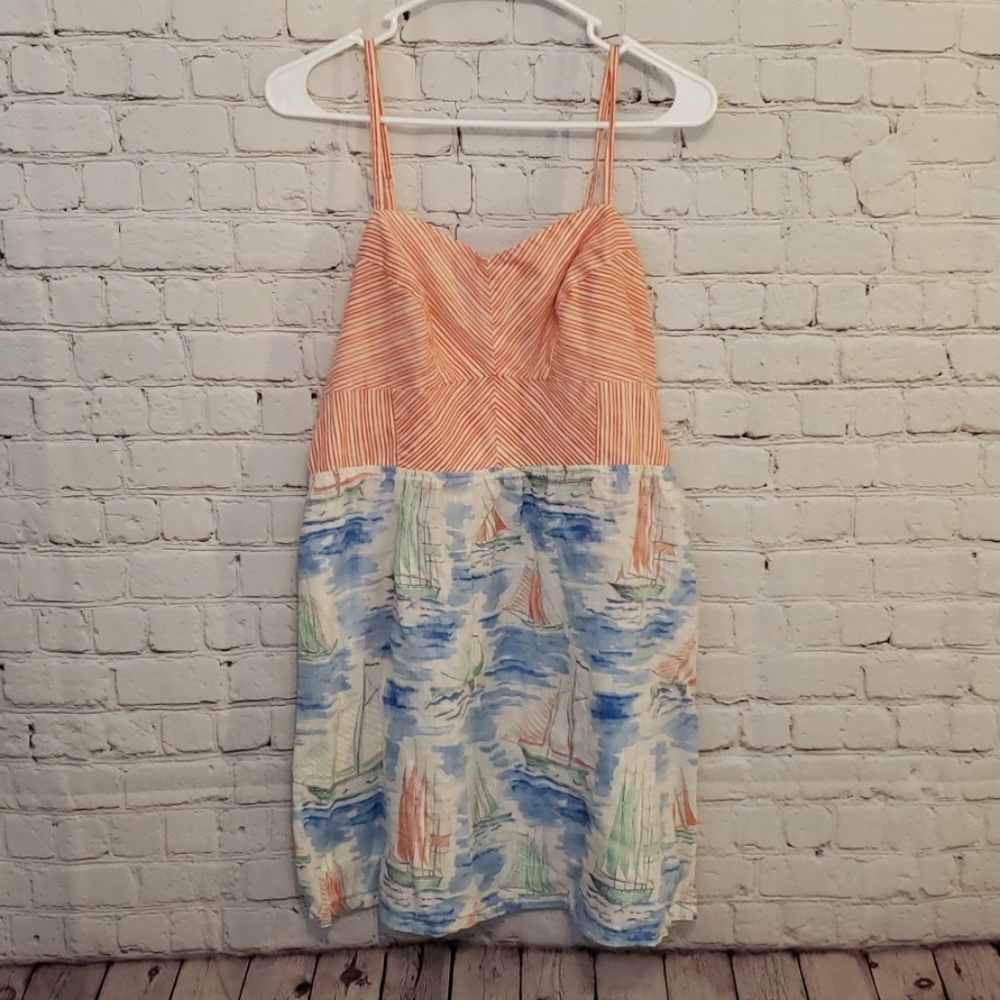 Eloise Anthropologie Nautical summer dress